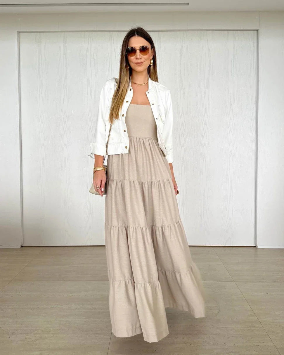 Vestido Longo Madison + Brinde Exclusivo