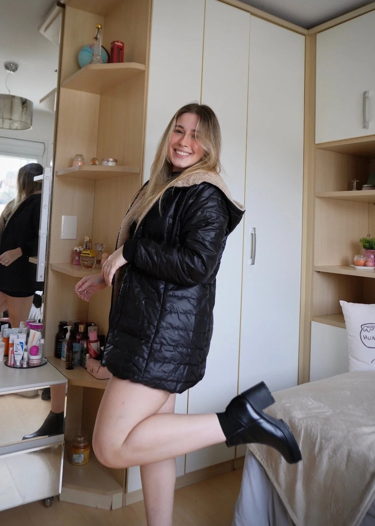 Jaqueta Feminina Peluciada - QUEIMA DE ESTOQUE