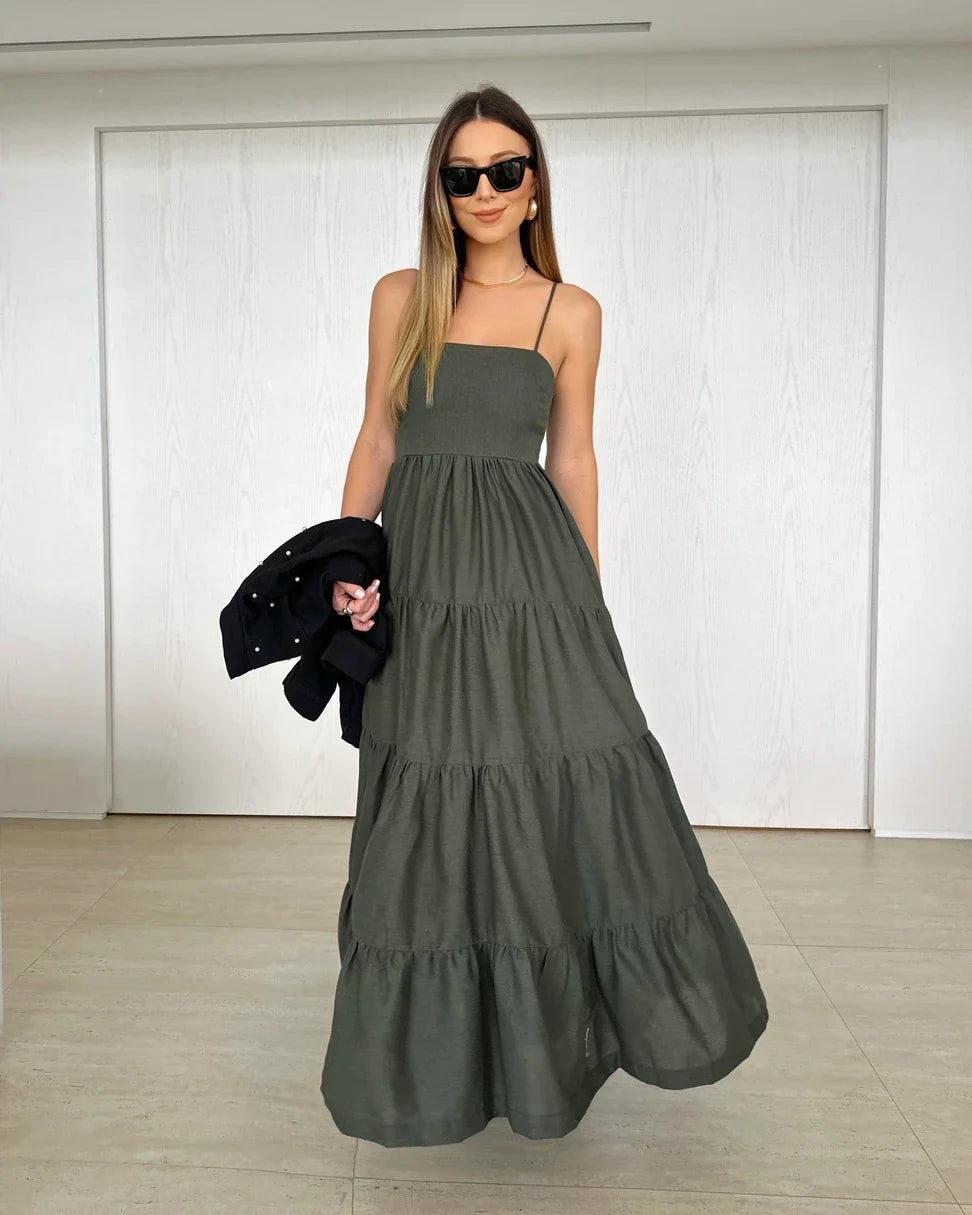 Vestido Longo Madison + Brinde Exclusivo