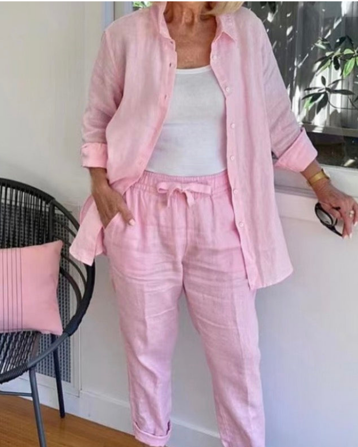 Conjunto com Botão Isabele