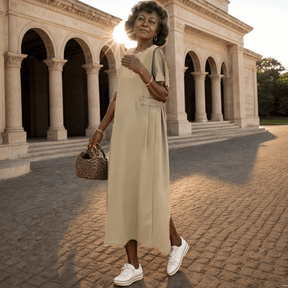 Vestido Despojado Alice™ em Algodão Soft  / Caimento Soltinho e Conforto para o seu Dia a Dia!